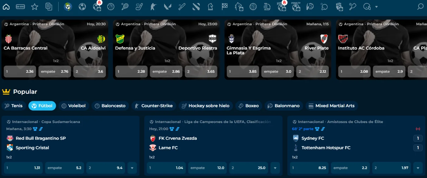 Apuestas deportivas y eSports en Casino Estrella Apuestas deportivas y eSports en Casino Estrella