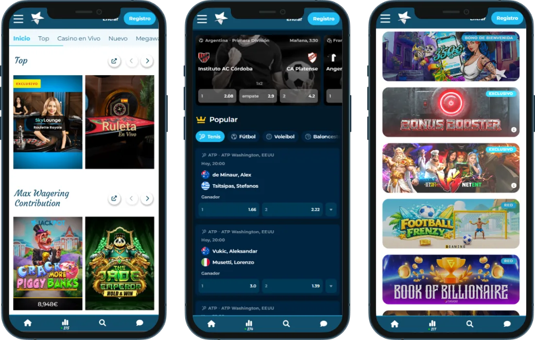 Casino Estrella en tu móvil Casino Estrella en tu móvil